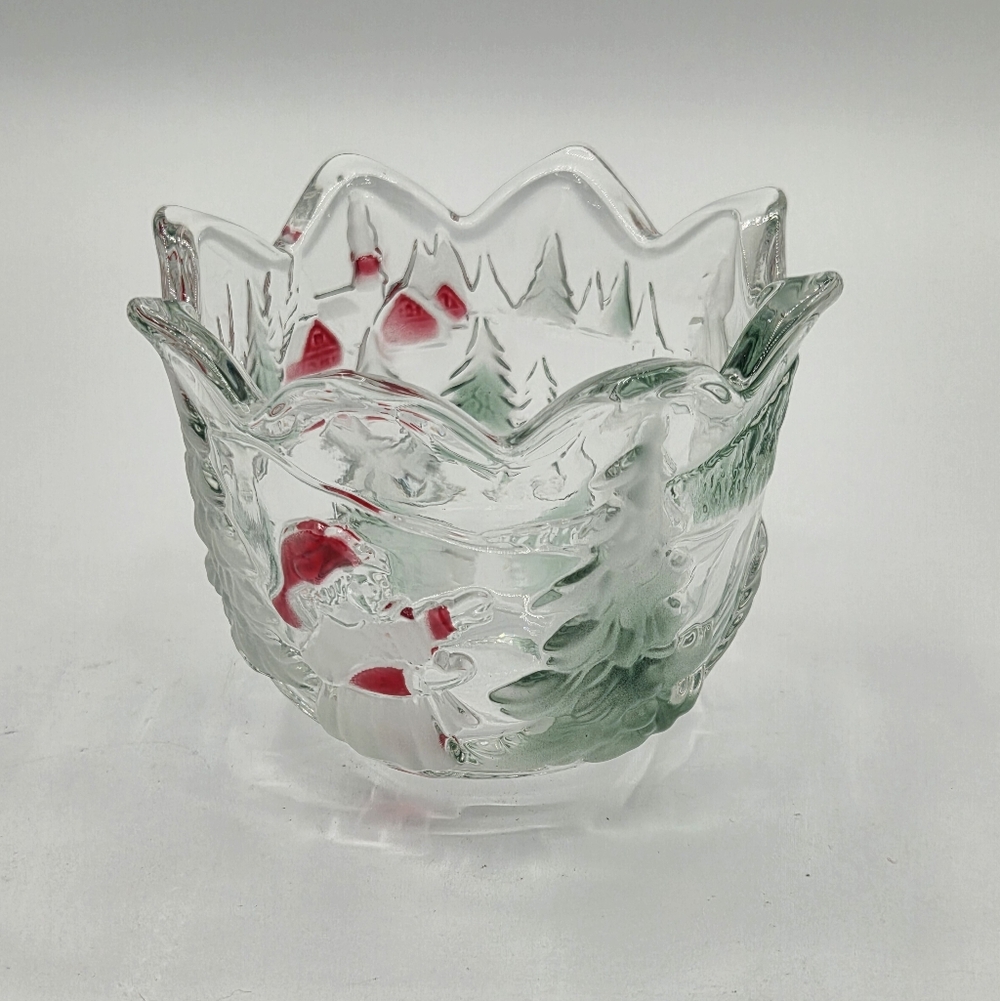 Holiday Landscape by Mikasa Christmas Holiday Votive Candle Holder